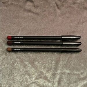 MAC Cosmetics Lip Pencil Trio - Red, Brown, Black